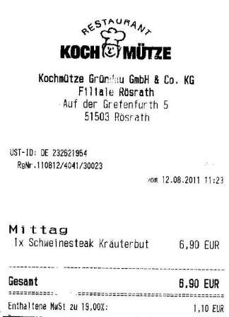 rtpe Hffner Kochmtze Restaurant